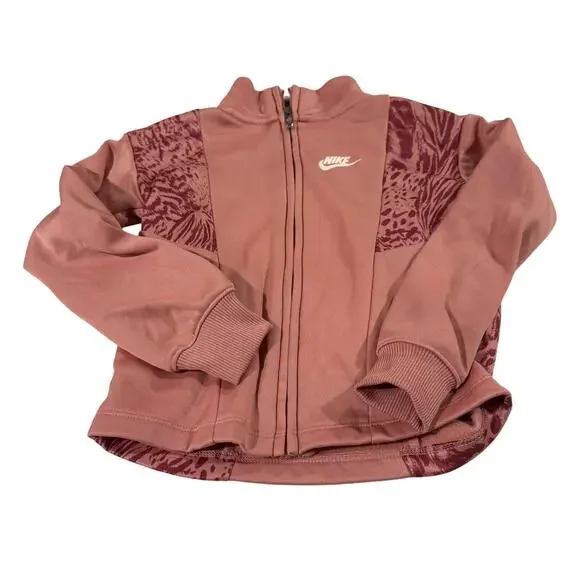 Nike Mauve Full Zip Toddler Girl 3-4Y Jacket - Picture 1 of 5